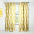 thumbnail image 1 of Designart 'Abstract Retro Geometric Pattern Design IV' Mid-Century Modern Curtain Panel, 1 of 5