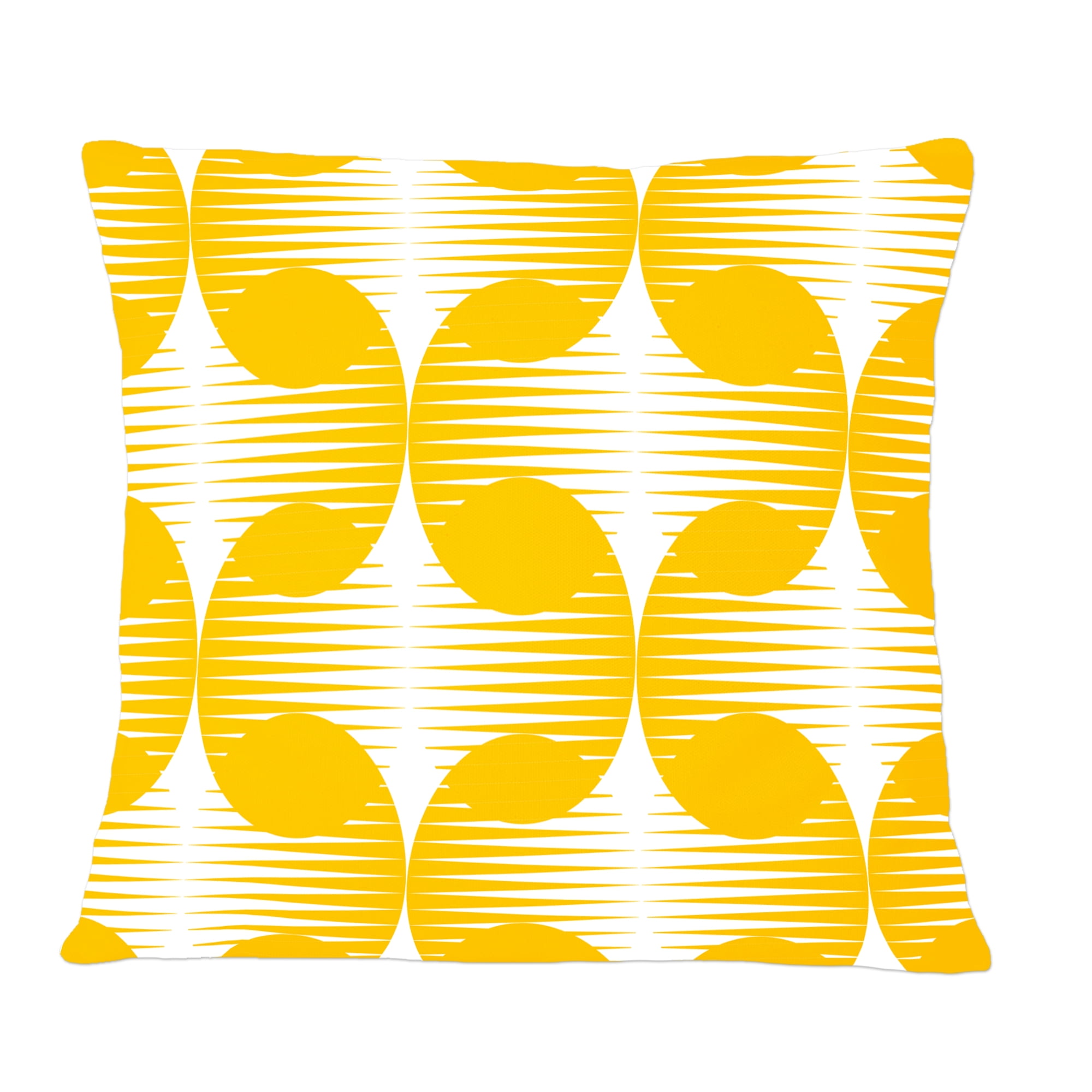Designart Abstract Retro Geometric Pattern IV' Mid-Century Modern Throw Pillow - 12x20