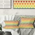 thumbnail image 1 of Designart Abstract Retro Geometric Pattern V' Mid-Century Modern Throw Pillow - 18x18, 1 of 2