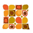 thumbnail image 1 of Designart Abstract Retro Geometric Pattern VI' Mid-Century Modern Throw Pillow - 12x20, 1 of 2