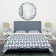 thumbnail image 1 of Designart 'Abstract Retro Geometrical Design I ' Mid-Century Modern Duvet Cover Set, 1 of 4