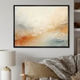 thumbnail image 1 of Designart "Abstract River In Minimal Gold And Beige I" Northern Lights Floater Framed Canvas Prints, 1 of 5