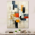 thumbnail image 1 of Designart "Abstract Shapes With Ivory Illusions" Abstract Shapes Wall Art Prints, 1 of 7
