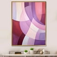 thumbnail image 1 of Designart "Abstract Shapes With Mauve Motion I" Abstract Shapes Floater Framed Canvas Prints, 1 of 5