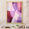 thumbnail image 1 of Designart "Abstract Shapes With Mauve Motion I" Abstract Shapes Picture Framed Canvas Prints, 1 of 5