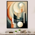 thumbnail image 1 of Designart "Abstract Shapes With Vanilla Vectors I" Abstract Shapes Floater Framed Canvas Prints, 1 of 5