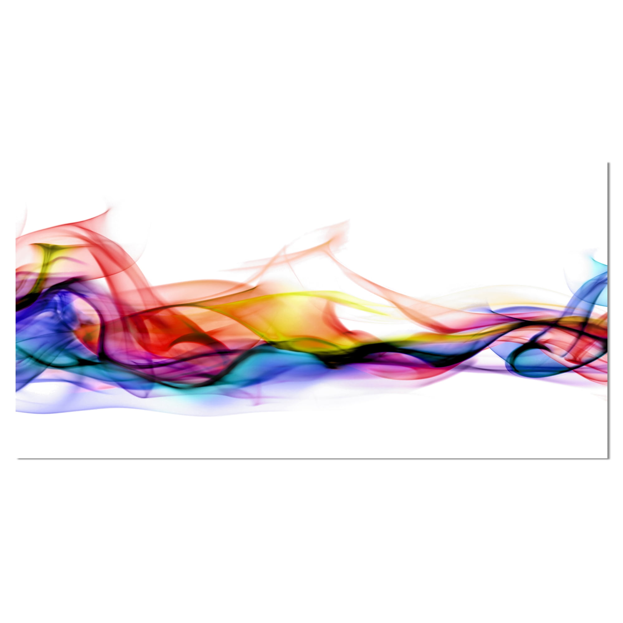 Designart 'Abstract Smoke ' Contemporary Artwork