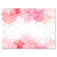 thumbnail image 1 of Designart ' Abstract Splashes of Pink Flowers II ' Modern Canvas Wall Art Print, 1 of 4