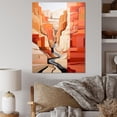thumbnail image 1 of Designart "Abstract Storm In The Canyon Desert" Canyon Canvas Prints, 1 of 7