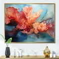 thumbnail image 1 of Designart "Abstract Storm In Warm And Cool Hues" Storms Floater Framed Canvas Wall Art, 1 of 5