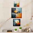 thumbnail image 1 of Designart "Abstract Tastes in Red and Blue" Abstract Shapes Oversized Wall Clock - Set Of 3 - Extra large Clock For Office Décor - Large Contemporary Wall Clock, 1 of 6