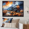 thumbnail image 1 of Designart "Abstract Train Sublime Horizon II" Transportation Floater Framed Canvas Print, 1 of 7