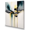 thumbnail image 1 of Designart Abstract Transitional Shapes Black V Canvas Wall Art, 1 of 5