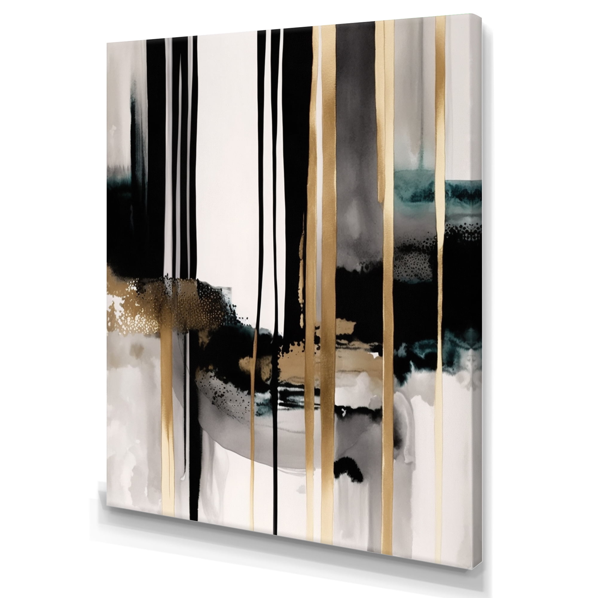 Designart Abstract Transitional Shapes IV Canvas Wall Art