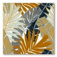 thumbnail image 1 of Designart ' Abstract Tropical Summer Banana Leaves and Palm Tree ' Modern Canvas Wall Art Print, 1 of 4
