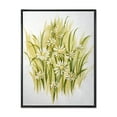 thumbnail image 1 of Designart 'Abstract White Meadow Flowers' Traditional Framed Canvas Wall Art Print, 1 of 5