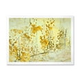 thumbnail image 1 of Designart 'Abstract Yellow Flower Grunge Art' Modern Framed Art Print, 1 of 4