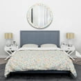 thumbnail image 1 of Designart 'Abstract geometric background. pattern.' Mid-Century Modern Duvet Cover Set, 1 of 4