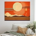 thumbnail image 1 of Designart "Abstracted Energy In Art II" Modern Midcentury Wall Art Living Room, 1 of 5