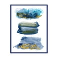 thumbnail image 1 of Designart 'Abstracts Clouds With Golden Touches' Modern Framed Canvas Wall Art Print, 1 of 4