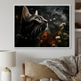 thumbnail image 1 of Designart "Abyssinian Feline Explorer" Animals Cat Floater Framed Canvas Prints, 1 of 5