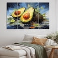 thumbnail image 1 of Designart "Acrylic Avocado Expression I" Food & Beverage Metal Art Print Set, 1 of 5