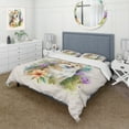 thumbnail image 1 of Designart "Adorable Little Corgi Dog" Animals Mafia Bedding Covert Set - Dog Brown Animals Bed Set With 1 Sham, 1 of 6