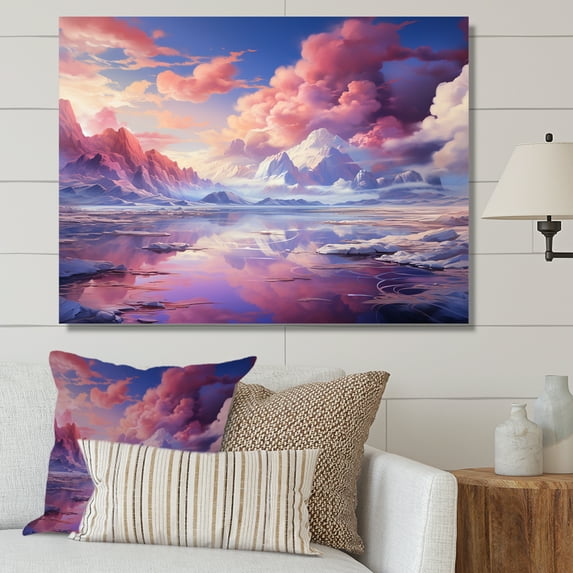 Designart "Adorable Scenic Clouds III" Clouds Wall Art Prints