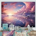 thumbnail image 1 of Designart "Adorable Scenic Clouds IV" Clouds Wall Art Living Room, 1 of 7