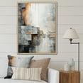 thumbnail image 1 of Designart "Adventure By The Waterfall Cliff III" Waterfall Floater Framed Wall Art Living Room, 1 of 5