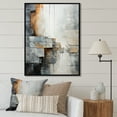 thumbnail image 1 of Designart "Adventure By The Waterfall Cliff III" Waterfall Floater Framed Wall Art Living Room, 1 of 5