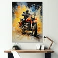 thumbnail image 1 of Designart "Adventure In An Industrial Motorcycle" Motorcycle Canvas Prints, 1 of 7