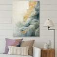 thumbnail image 1 of Designart "Adventure Scene: Waterfall in Gold & Grey I" Waterfall Wall Decor, 1 of 7