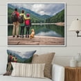 thumbnail image 1 of Designart "Adventurous Family Outing" Hiking Floater Framed Canvas Wall Art, 1 of 5