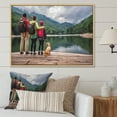 thumbnail image 1 of Designart "Adventurous Family Outing" Hiking Floater Framed Canvas Wall Art, 1 of 5