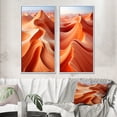 thumbnail image 1 of Designart "Aerial Dance Over the Desert II" Desert Framed Wall Art Set Of 2 - Beige Landscapes Framed Wall Art Set Of 2, 1 of 7