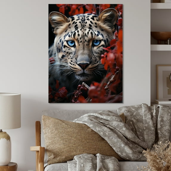 Designart "Africa Cheetahs Stealth" African Metal Art Print