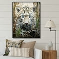 thumbnail image 1 of Designart "Africa Leopards SBlueth" African Floater Framed Canvas Wall Art, 1 of 7