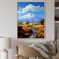 thumbnail image 1 of Designart "African Mountain Summits" African Floater Framed Canvas Print, 1 of 7
