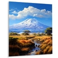 thumbnail image 1 of Designart "African Mountain Summits" African Metal Art Print, 1 of 1