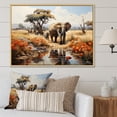 thumbnail image 1 of Designart "African Natures Euphony" African Floater Framed Canvas Art Print, 1 of 7