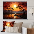 thumbnail image 1 of Designart "African Savannah Charm V" African Floater Framed Wall Art Print, 1 of 7