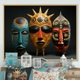 thumbnail image 1 of Designart "African Shifting Towards" African Floater Framed Wall Decor, 1 of 7