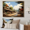thumbnail image 1 of Designart "African Trade Fest" African Floater Framed Canvas Print, 1 of 7