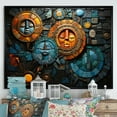 thumbnail image 1 of Designart "African Tradition Tapestry" African Floater Framed Wall Art Living Room, 1 of 7