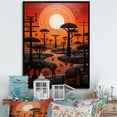 thumbnail image 1 of Designart "African Tribal flow XI" African Tribes Floater Framed Canvas Art Print, 1 of 7