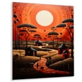 thumbnail image 1 of Designart "African Tribal flow XIII" African Tribes Metal Wall Decor, 1 of 5