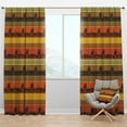 thumbnail image 1 of Designart 'African Wildlife Animal Pattern' Tropical Blackout Curtain Panel, 1 of 4