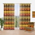 thumbnail image 1 of Designart 'African Wildlife Animal Pattern' Tropical Curtain Panel, 1 of 4