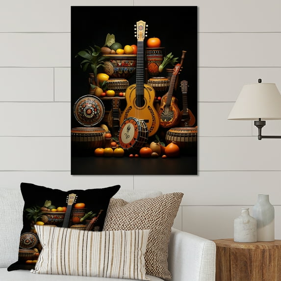 Designart "African harmonies II" African American Metal Art Print